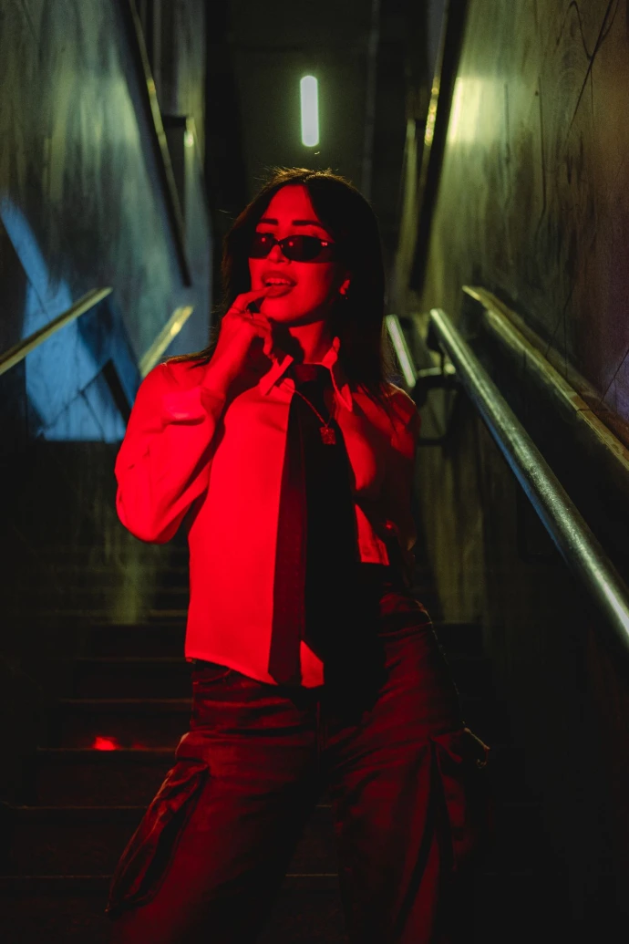 Ritratto di donna creato da Andrea Lofaro